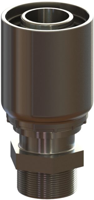 Swivel Male Stem with Staked on Ferrule